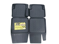 3D HAVUZLU SiYAH ÜNiVERSAL SAFT ÜSTÜ  KAUÇUK PASPAS 1